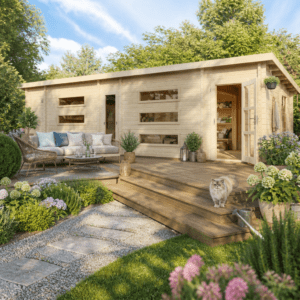 14% Rabatt ✓ 6 × 4 m | Holzgartenhaus Dundee 90 B | isoliert | Pultdach Unkategorisiert online kaufen 14% Rabatt ✓ 6 × 4 m | Holzgartenhaus Dundee 90 B | isoliert | Pultdach Unkategorisiert online kaufen