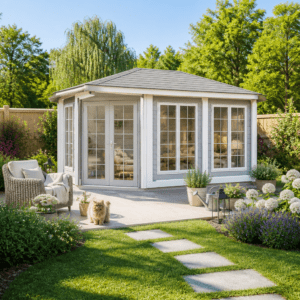 26% Rabatt ✓ 5 × 4 m | Holzgartenhaus Glasgow 44 C | isoliert Unkategorisiert online kaufen 26% Rabatt ✓ 5 × 4 m | Holzgartenhaus Glasgow 44 C | isoliert Unkategorisiert online kaufen