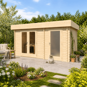 26% Rabatt ✓ 4 × 3 m | Holzgartenhaus Hilla 44 | isoliert | Flachdach Unkategorisiert online kaufen 26% Rabatt ✓ 4 × 3 m | Holzgartenhaus Hilla 44 | isoliert | Flachdach Unkategorisiert online kaufen