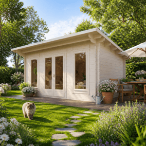 26% Rabatt ✓ 5 × 5 m | Holzgartenhaus Jacob 44 F | isoliert | Pultdach Unkategorisiert online kaufen 26% Rabatt ✓ 5 × 5 m | Holzgartenhaus Jacob 44 F | isoliert | Pultdach Unkategorisiert online kaufen