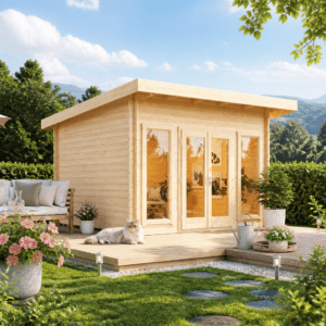 26% Rabatt ✓ 4 × 3 m | Holzgartenhaus John 44 | isoliert | Pultdach Unkategorisiert online kaufen