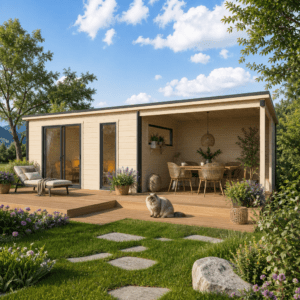 26% Rabatt ✓ 5 × 3 m | Holzgartenhaus Juist-3 mit Anbau | Glas-Schiebetüren | isoliert Unkategorisiert online kaufen 26% Rabatt ✓ 5 × 3 m | Holzgartenhaus Juist-3 mit Anbau | Glas-Schiebetüren | isoliert Unkategorisiert online kaufen