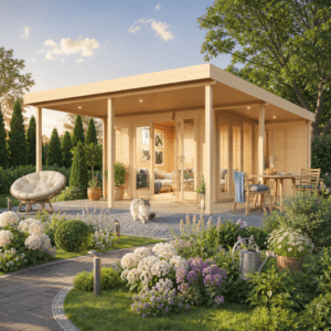 26% Rabatt ✓ 8 × 6 m | Holzgartenhaus Keno 44 | isoliert | Überdachung | Terrasse | Flachdach Unkategorisiert online kaufen 26% Rabatt ✓ 8 × 6 m | Holzgartenhaus Keno 44 | isoliert | Überdachung | Terrasse | Flachdach Unkategorisiert online kaufen