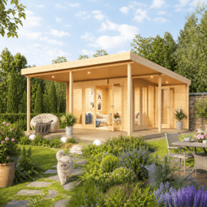 26% Rabatt ✓ 8 × 6 m | Holzgartenhaus Keno 70 | isoliert | Überdachung | Terrasse | Flachdach Unkategorisiert online kaufen 26% Rabatt ✓ 8 × 6 m | Holzgartenhaus Keno 70 | isoliert | Überdachung | Terrasse | Flachdach Unkategorisiert online kaufen
