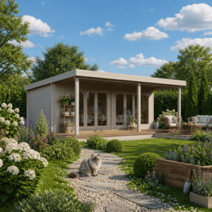 26% Rabatt ✓ 7 × 4 m | Holzgartenhaus Kevin 44 mit Vordach | isoliert | Überdachung | Terrasse | Flachdach Unkategorisiert online kaufen 26% Rabatt ✓ 7 × 4 m | Holzgartenhaus Kevin 44 mit Vordach | isoliert | Überdachung | Terrasse | Flachdach Unkategorisiert online kaufen
