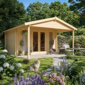 26% Rabatt ✓ 4 × 3 m | Holzgartenhaus Luise 40 D | isoliert | Überdachung | Satteldach Unkategorisiert online kaufen