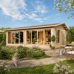26% Rabatt ✓ 6 × 4 m | Holzgartenhaus Marina 44 | isoliert | Satteldach Unkategorisiert online kaufen