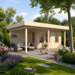 26% Rabatt ✓ 6 × 4 m | Holzgartenhaus Nora 44 G Klassik | isoliert Unkategorisiert online kaufen