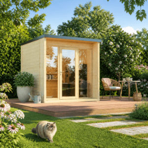 17% Rabatt ✓ 3 × 3 m | Holzgartenhaus Office Box Größe XS na | Glasfront | isoliert | Terrasse Unkategorisiert online kaufen 17% Rabatt ✓ 3 × 3 m | Holzgartenhaus Office Box Größe XS na | Glasfront | isoliert | Terrasse Unkategorisiert online kaufen