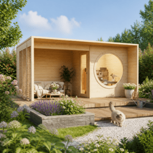 26% Rabatt ✓ 4 × 3 m | Holzgartenhaus Office Box Größe XXS + | isoliert | mit Anbau Unkategorisiert online kaufen