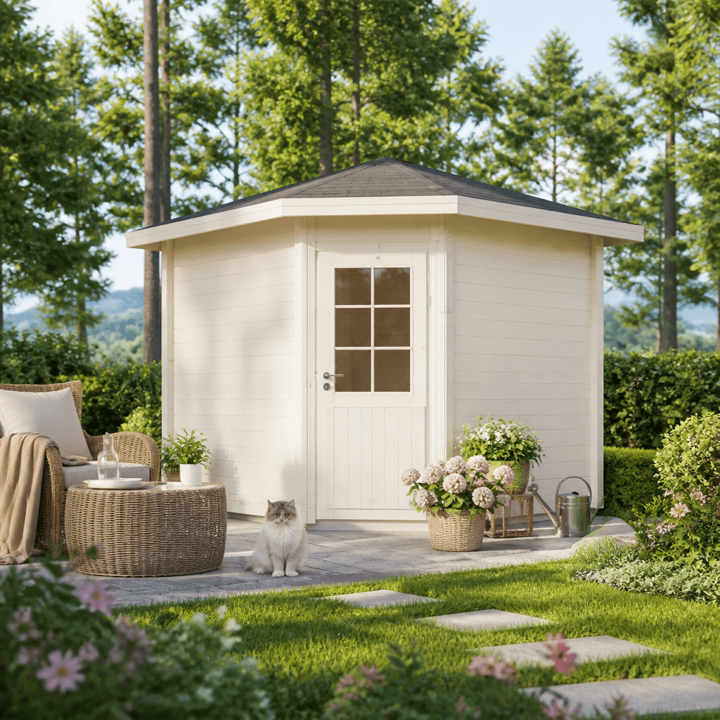 26% Rabatt ✓ 3 × 3 m | Holzgartenhaus Panta 28 B