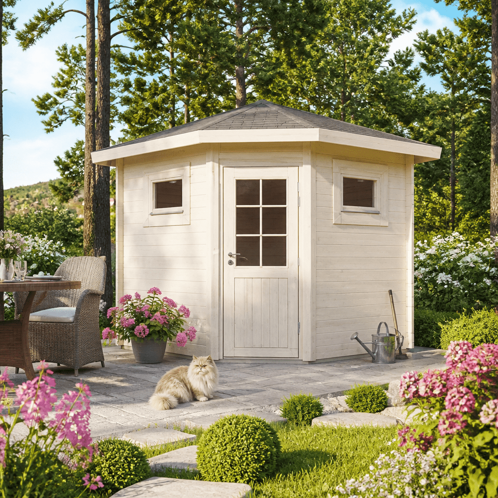 26% Rabatt ✓ 3 × 3 m | Holzgartenhaus Panta 28 C