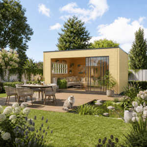 26% Rabatt ✓ 5 × 5 m | Holzgartenhaus Q-BIC Alu 70 E | Glas-Schiebetüren Unkategorisiert online kaufen 26% Rabatt ✓ 5 × 5 m | Holzgartenhaus Q-BIC Alu 70 E | Glas-Schiebetüren Unkategorisiert online kaufen