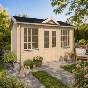 26% Rabatt ✓ 4 × 3 m | Holzgartenhaus Teehaus Cambridge 70 | isoliert