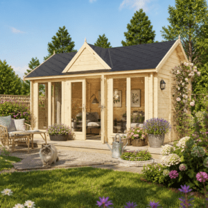 26% Rabatt ✓ 5 × 4 m | Holzgartenhaus Teehaus Wakefield 70 | isoliert Unkategorisiert online kaufen