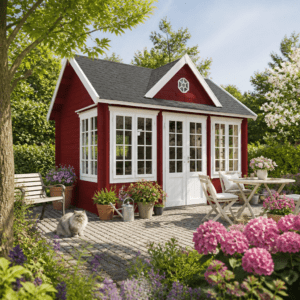 26% Rabatt ✓ 4 × 3 m | Holzgartenhaus Teehaus Windsor 70 | isoliert Unkategorisiert online kaufen