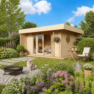 26% Rabatt ✓ 4 × 3 m | Holzgartenhaus York 44 | isoliert | Terrasse Unkategorisiert online kaufen
