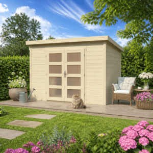 26% Rabatt ✓ 3 × 2 m | Pultdach Holzgartenhaus Ella 28-B Unkategorisiert online kaufen