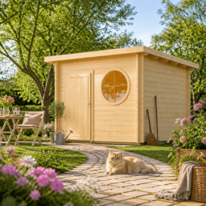 26% Rabatt ✓ 3 × 2 m | Pultdach Holzgartenhaus Ezra 3N | isoliert