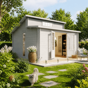 26% Rabatt ✓ 4 × 3 m | Pultdach Holzgartenhaus Lausitz | isoliert Unkategorisiert online kaufen