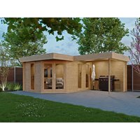 26% reduziert - Fjordholz 5-Eck Holzgartenhaus Modell Miro 28