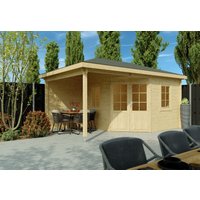 26% reduziert - Fjordholz 5-Eck Holzgartenhaus Modell Evelyn 3B 12m²