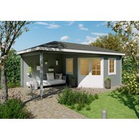 26% reduziert - Fjordholz 5-Eck Holzgartenhaus Modell Evelyn 3C