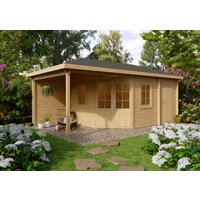 26% reduziert - Fjordholz 5-Eck Holzgartenhaus Modell Evelyn 3E 15m²