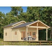 10% reduziert - Fjordholz Holzgartenhaus Modell Lake House 70 A 24m²