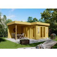 26% reduziert - Fjordholz Flachdach Holzgartenhaus Modell Wendy 28
