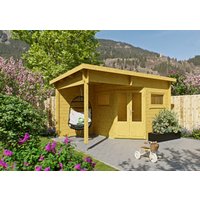 26% reduziert - Fjordholz 5-Eck Holzgartenhaus Modell Leva 2B