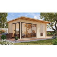 26% reduziert - Fjordholz Holzgartenhaus Modell Starla 44 F