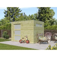 26% reduziert - Holzgartenhaus Modell QBS-Line 6,30 m²