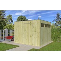 26% reduziert - Holzgartenhaus Modell QBV-Line 8,88 m²