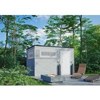 26% reduziert - Fjordholz Holzgartenhaus Modell Q-BIC Modern 44 C 24m²