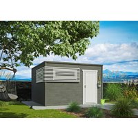 26% reduziert - Fjordholz Holzgartenhaus Modell Q-BIC Modern 44 D 9m²