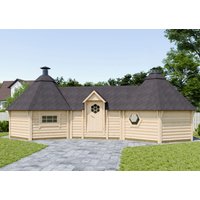 26% reduziert - Fjordholz Doppelkota Modell Just  22 m²