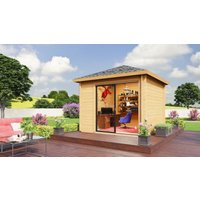 26% reduziert - Fjordholz Gartenpavillon Modell Alu 44 A