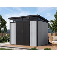 26% reduziert - WPC Holzgartenhaus Modell Skylight Pent 6,10 m² 6m²