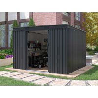 26% reduziert - Metall Gerätehaus Modell Pento 6,29 m² 6m²