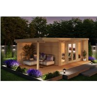 29% reduziert - Fjordholz Holzgartenhaus Modell Kubi Lodge 44