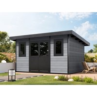 26% reduziert - WPC Holzgartenhaus Modell Duo Color 12 m² 12m²