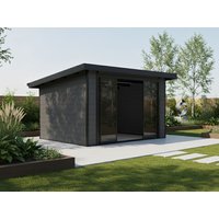 30% reduziert - WPC Holzgartenhaus Modell Sunshine Slide 12 m² 12m²