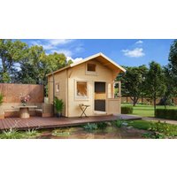 26% reduziert - Fjordholz Satteldach Holzgartenhaus Modell Sönke 44 A 24m²