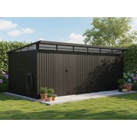 26% reduziert - Metall Gerätehaus Modell Skylight 2-Raum  15,18 m² 15m²