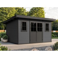 30% reduziert - WPC Holzgartenhaus Modell Style DeLuxe 11,28 m² 12m²