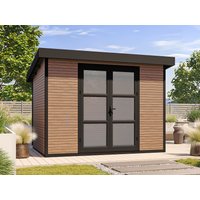 26% reduziert - WPC Holzgartenhaus Modell FineLine 8,4 m² 9m²