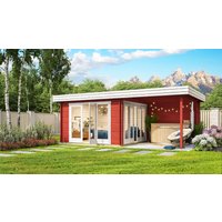 26% reduziert - Fjordholz Holzgartenhaus Modell Karensa 44 24m²
