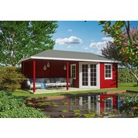 26% reduziert - Fjordholz Holzgartenhaus Modell Kiano 44 E 24m²