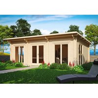 26% reduziert - Fjordholz Holzgartenhaus Modell Jacob 90 I 35m²